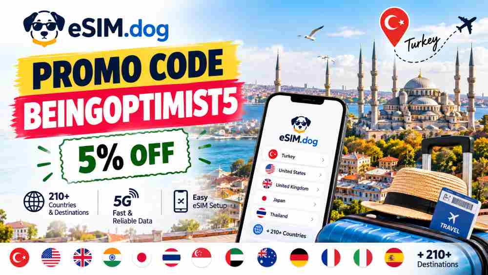 eSIM Dog Promo Code: Get 5% Off Your Travel eSIM